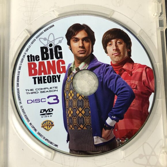 The Big Bang Theory Season 3 DVD - Picture 5 of 7
